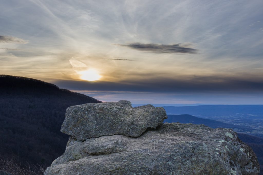 Sunset over the Blue Ridge - Shenandoah National Park, Virginia
